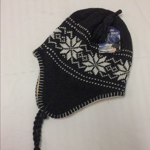 Dark Gray Sherpa Hat